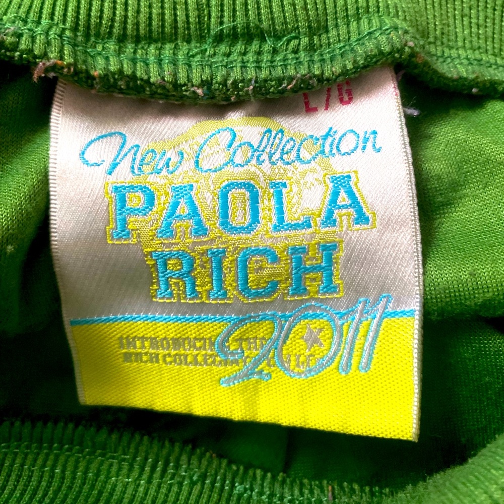 Vintage green wide leg sweatpants